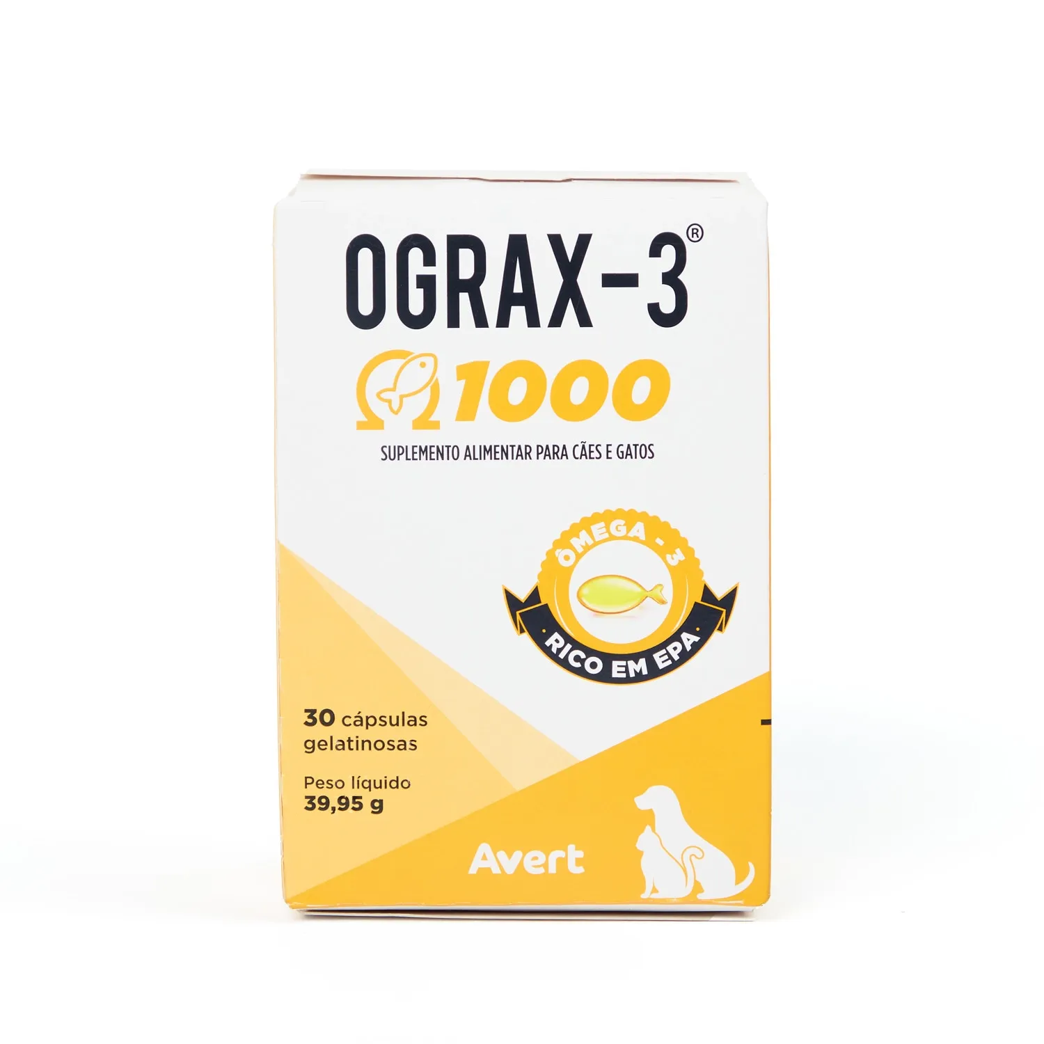 Ograx-3 1000mg para Caes e Gatos Avert embalagem_FRENTE-01
